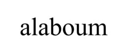 ALABOUM trademark