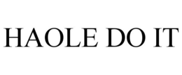 HAOLE DO IT trademark