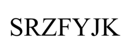 SRZFYJK trademark