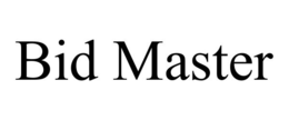 BID MASTER trademark