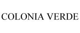 COLONIA VERDE trademark