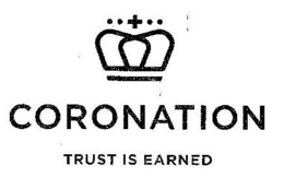 CORONATION TRUST IS EARNED trademark