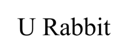 U RABBIT trademark