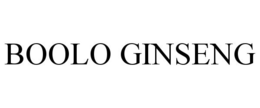 BOOLO GINSENG trademark