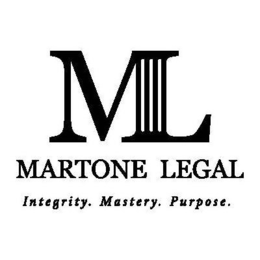 ML MARTONE LEGAL INTEGRITY. MASTERY. PURPOSE. trademark