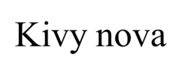KIVY NOVA trademark