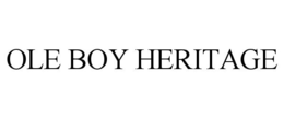 OLE BOY HERITAGE trademark