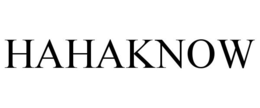 HAHAKNOW trademark
