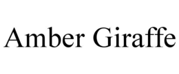 AMBER GIRAFFE trademark