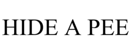HIDE A PEE trademark