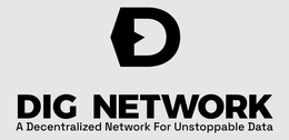 D DIG NETWORK A DECENTRALIZED NETWORK FOR UNSTOPPABLE DATA trademark