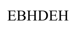 EBHDEH trademark