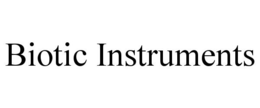 BIOTIC INSTRUMENTS trademark