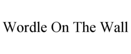 WORDLE ON THE WALL trademark