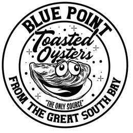 BLUE POINT TOASTED OYSTERS FROM THE GREAT SOUTH BAY "THE ONLY SOURCE" trademark