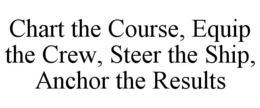 CHART THE COURSE, EQUIP THE CREW, STEER THE SHIP, ANCHOR THE RESULTS trademark