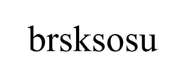 BRSKSOSU trademark
