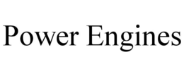 POWER ENGINES trademark