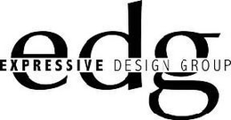 EXPRESSIVE DESIGN GROUP EDG trademark