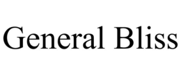GENERAL BLISS trademark