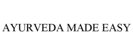 AYURVEDA MADE EASY trademark