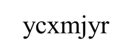 YCXMJYR trademark