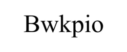 BWKPIO trademark