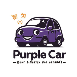 PURPLE CAR YOUR SIDEKICK FOR ERRANDS trademark