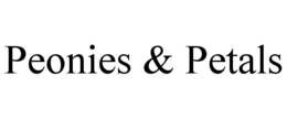 PEONIES & PETALS trademark