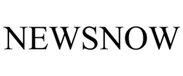 NEWSNOW trademark