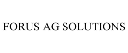 FORUS AG SOLUTIONS trademark