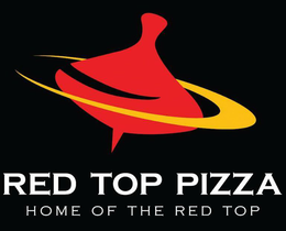 RED TOP PIZZA HOME OF THE RED TOP trademark