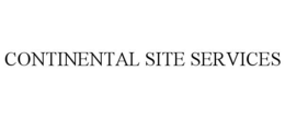 CONTINENTAL SITE SERVICES trademark