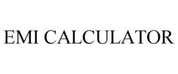 EMI CALCULATOR trademark