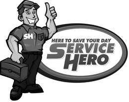 SH HERE TO SAVE YOUR DAY SERVICE HERO trademark