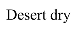 DESERT DRY trademark