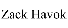 ZACK HAVOK trademark