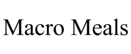 MACRO MEALS trademark