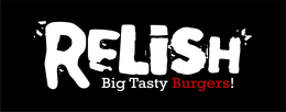 RELISH  BIG TASTY BURGERS! trademark