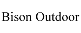 BISON OUTDOOR trademark