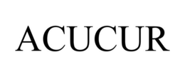 ACUCUR trademark