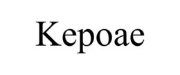 KEPOAE trademark