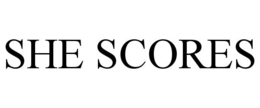 SHE SCORES trademark