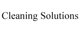 CLEANING SOLUTIONS trademark