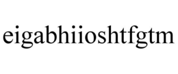 EIGABHIIOSHTFGTM trademark