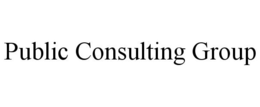PUBLIC CONSULTING GROUP trademark