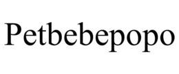 PETBEBEPOPO trademark