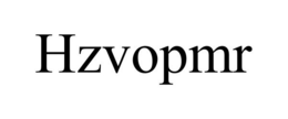 HZVOPMR trademark