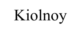 KIOLNOY trademark
