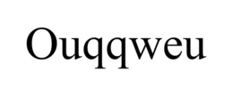 OUQQWEU trademark